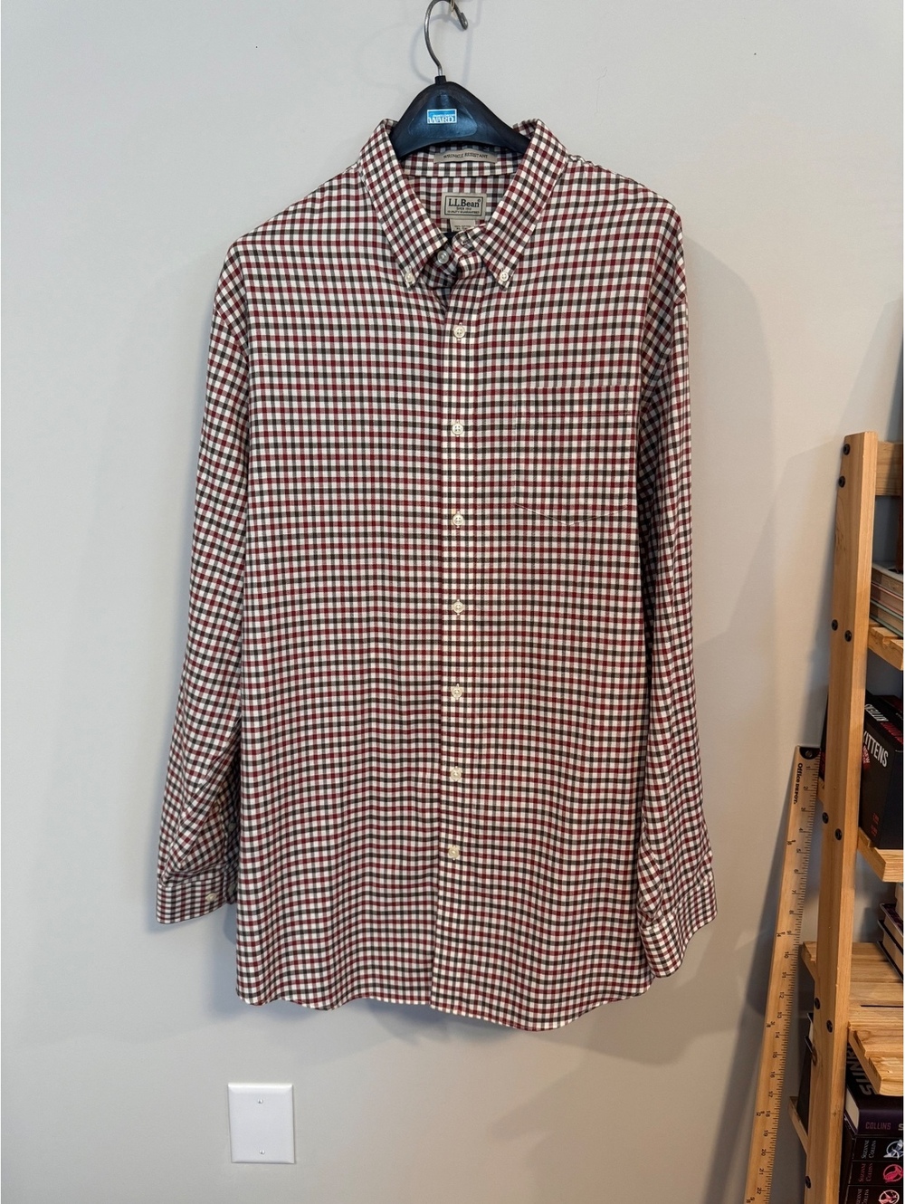 VTG LL Bean Mens XL Tall Button Up Shirt